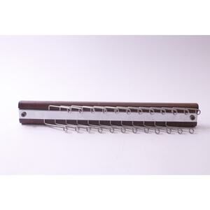 Vintage, MCM, Walnut, Wooden, Tie Holder, Wardrobe, Furniture, ~ 250622-WH 347